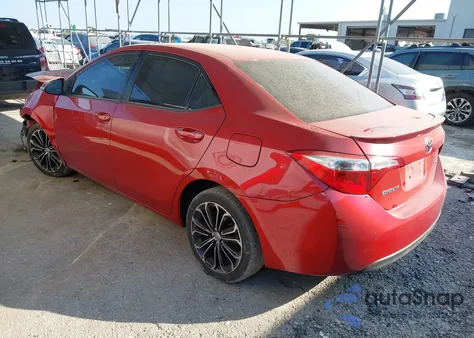 2015 Toyota Corolla S Plus z USA, uszkodzony, nr VIN 5YFBURHE9FP205963